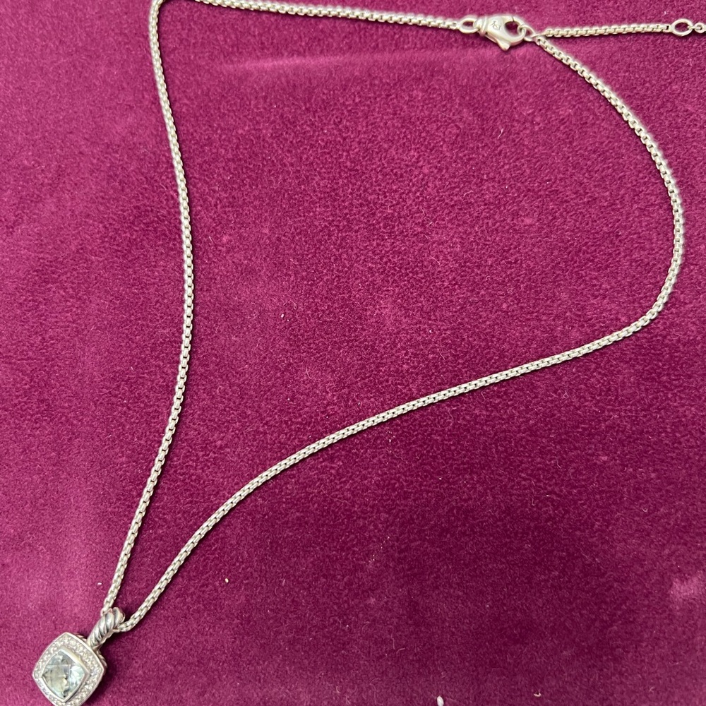 David Yurman Prasiolite Petite Albion Necklace
